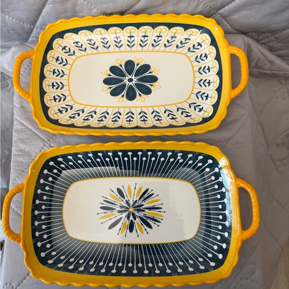 Keyiyijia Other - Keyiyijia Double Handle
Rectangular Plate 2pcs Special B
Set Tableware Tray